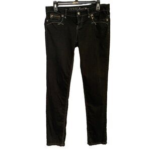 Vintage Y2K Guess Starlet Low Rise Skinny Jeans Grunge 90's Unique Black Jean